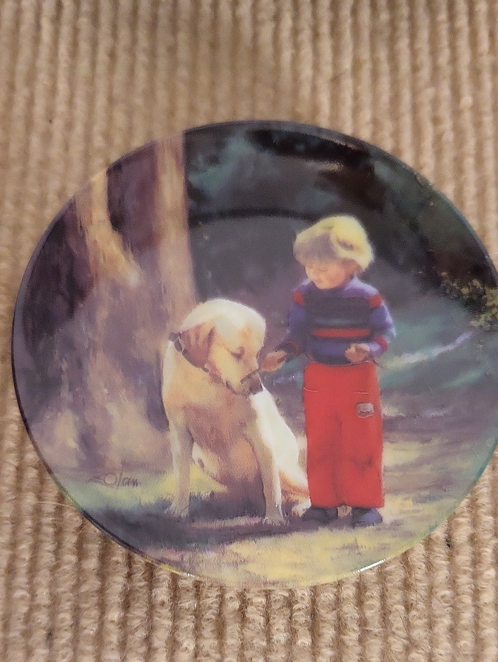 Zolan "FOREST FRIENDS" Collector Plate Pemberton & Oakes